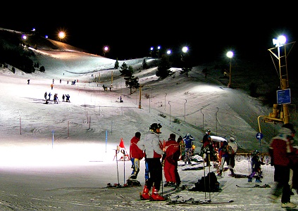 Slalom nocturne Chabanon piste vignette